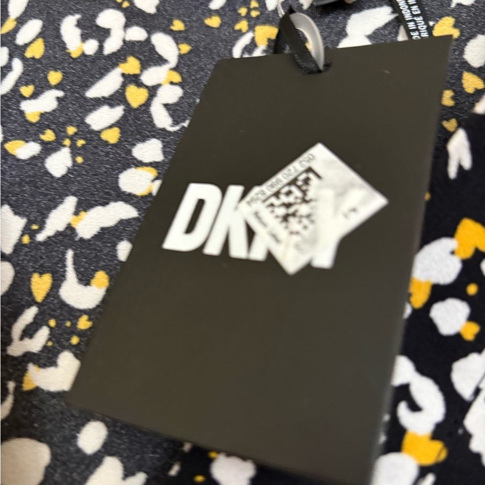 DKNY Multicolor Patterned Blouse NWT - image 2